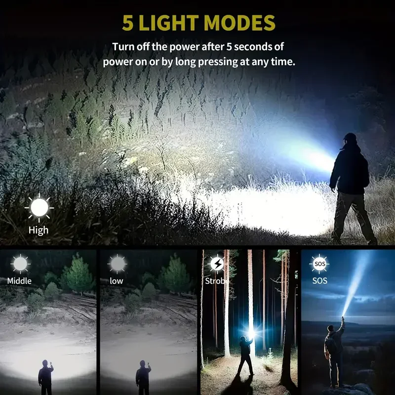 Ultra Powerful Flashlight Conc - Outdoor Adventure Travel review and price