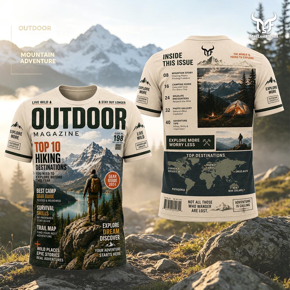 Magazine Style Adventure Print - Outdoor Adventure Magazines review and price