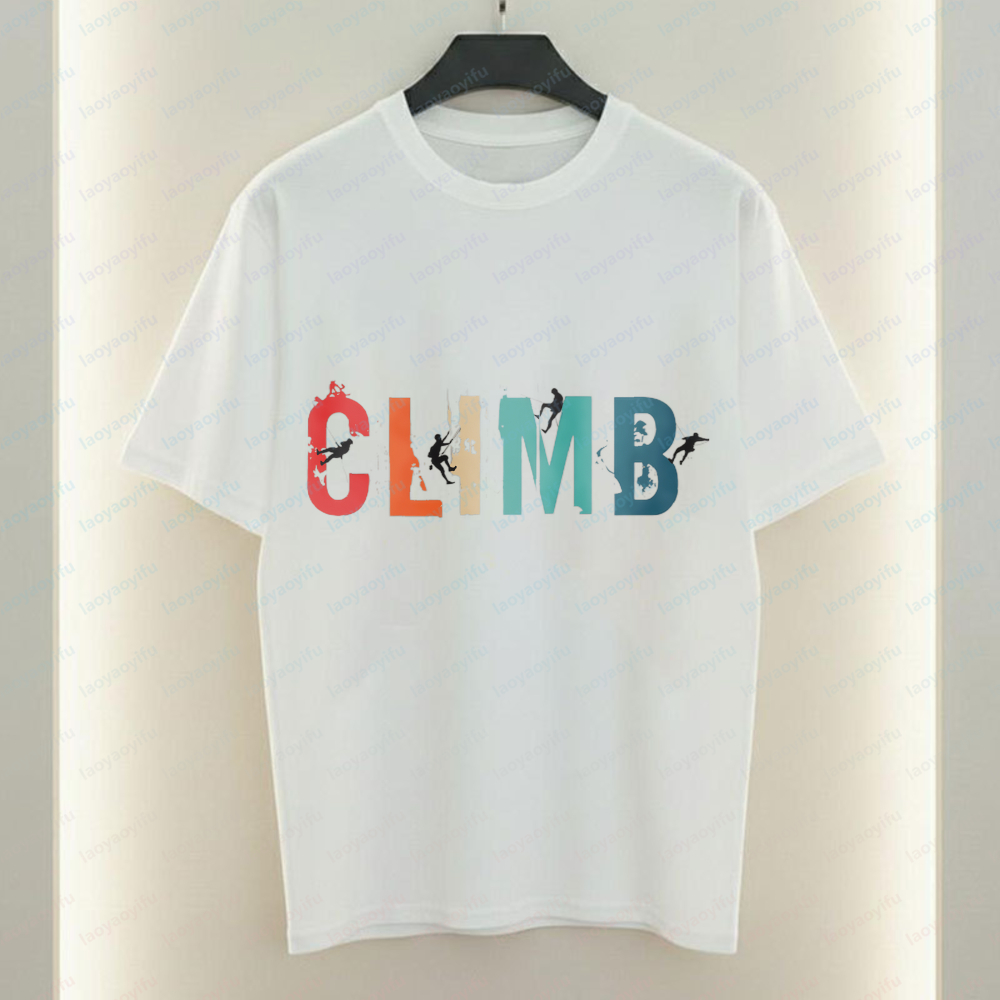 Climb Graphic Cotton Tshirts O - Outdoor Adventure Clothing review and price