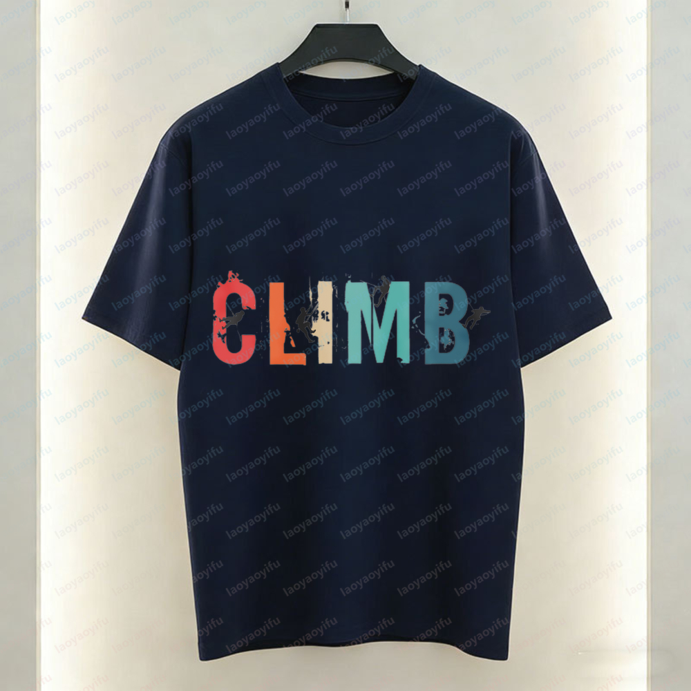 Climb Graphic Cotton Tshirts O - Outdoor Adventure Clothing review and price