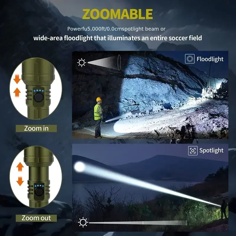 Ultra Powerful Flashlight Conc - Outdoor Adventure Travel review and price