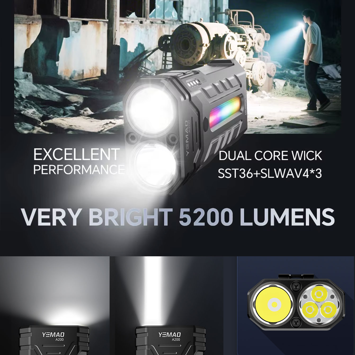 5200LM Innovative Multifunctio - Outdoor Adventure Travel review and price